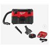 Image 1 : Milwaukee 18V 2-Gal. Wet/Dry Vacuum w/ M18 XC 5.0 Starter Kit