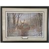 Image 1 : Framed Terry Doughty "See You Next Year" Whitetail Print