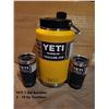 Image 1 : Yeti Rambler 1-Gallon Jug and 2-Rambler 10 oz Tumblers w/ MS Lids