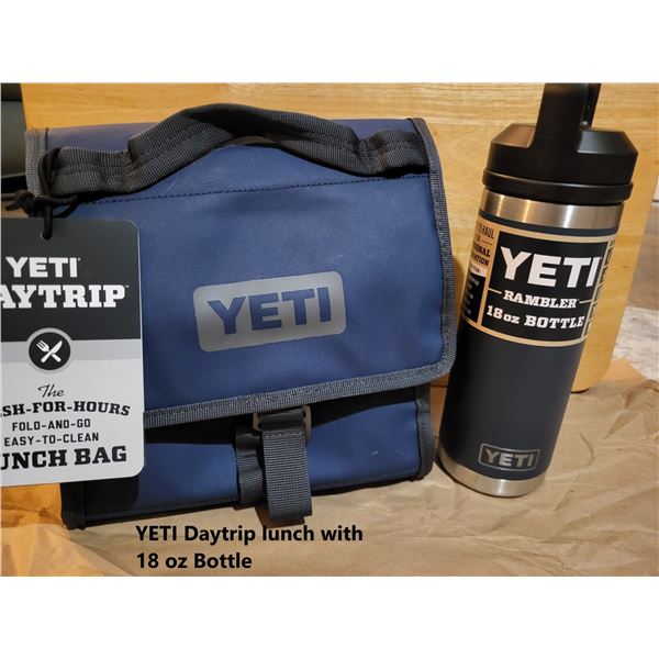 Yeti Daytrip Lunch Bag & Rambler 18 oz Bottle w/ Chug Cap