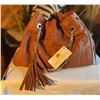 Image 1 : Big Buddha Ladie's Leather Purse/Handbag, Cognac Color