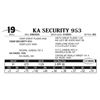 Image 1 : KA Security 953