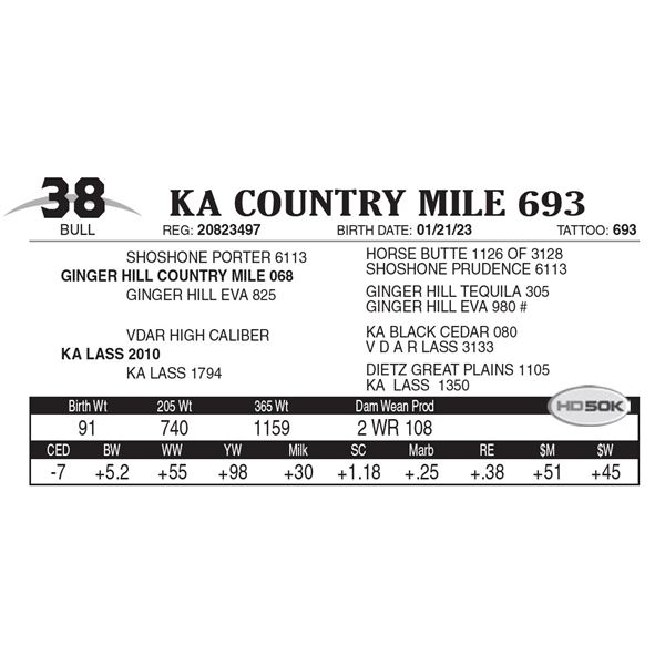 KA Country Mile 693