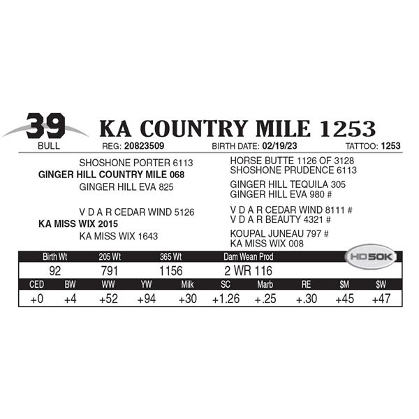 KA Country Mile 1253