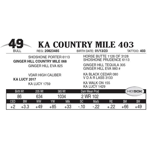 KA Country Mile 403