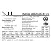 Image 1 : Basin Jameson 3105