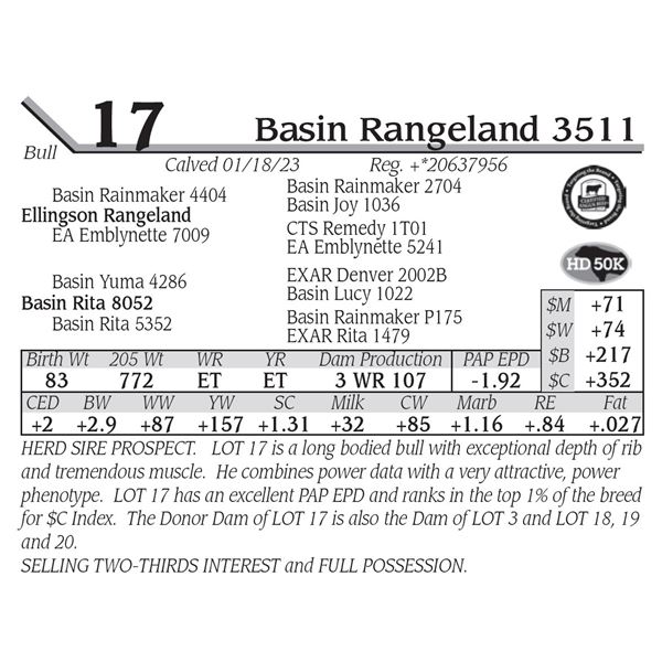 Basin Rangeland 3511