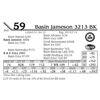 Image 1 : Basin Jameson 3213 BK