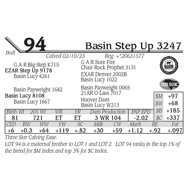 Basin Step Up 3247