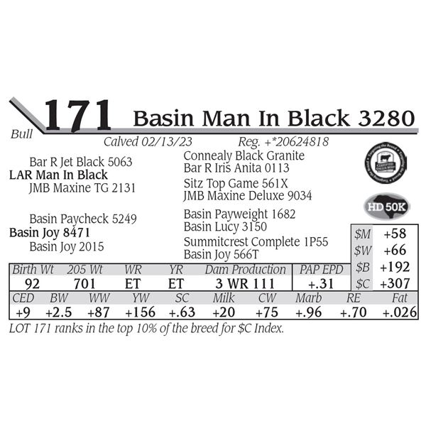 Basin Man In Black 3280