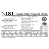 Image 1 : Basin Safe Deposit 3344
