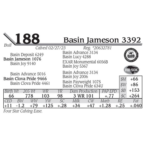 Basin Jameson 3392
