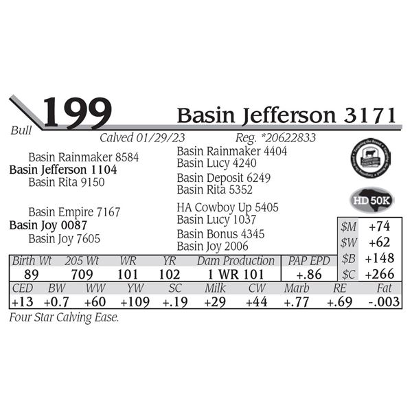 Basin Jefferson 3171