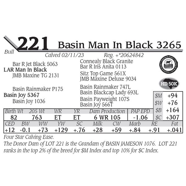 Basin Man In Black 3265