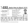 Image 1 : Basin Man In Black 3279