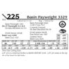 Image 1 : Basin Payweight 3329