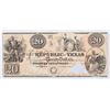 Image 1 : Republic of Texas Mirabeau Lamar Signed $20 Note