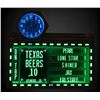 Image 1 : Art Deco Neon Clock Menu Board- Texas Beer