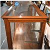 Image 5 : Kirkpatrick & Bros Curved Glass Oak Display Case