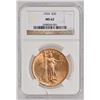 Image 1 : 1924 Saint Gaudens $20 Gold Coin NGC MS62