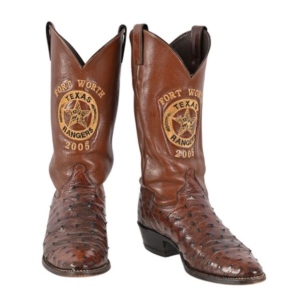 Texas Ranger Capt. Jerry Byrne's Custom Boots