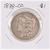 Image 1 : 1878 CC Morgan Silver Dollar