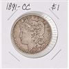 Image 1 : 1891 CC Morgan Silver Dollar