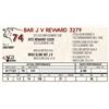 Image 1 : BAR J V REWARD 3279