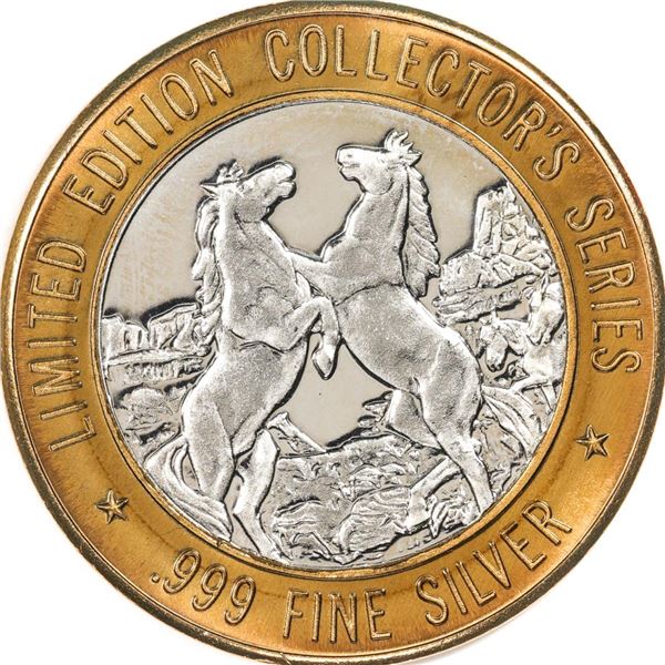 .999 Fine Silver 1996 Grand Casino $10 Limited Edition Gaming Token