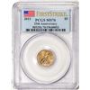 Image 1 : 2011 $5 American Gold Eagle Coin PCGS MS70 First Strike 25th Anniversary