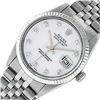 Image 3 : Rolex Mens Stainless Mother Of Pearl Diamond Datejust Wristwatch