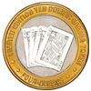 Image 1 : .999 Silver Four Queens Casino Hotel Las Vegas $10 Limited Edition Gaming Token