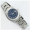 Image 6 : Rolex Ladies Midsize Stainless Steel Blue Roman Datejust Wristwatch