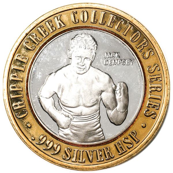 .999 Silver Jonny Nolons Casino Cripple Creek, CO $10 Limited Edition Gaming Token