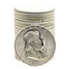 Image 1 : Roll of (20) Brilliant Uncirculated 1961 Franklin Half Dollar Coins