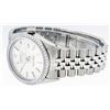 Image 8 : Rolex Mens Stainless Steel Silver Index Diamond Datejust Wristwatch