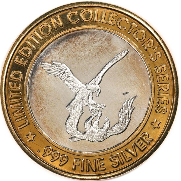 .999 Silver St. Croix Chippewa Indians Wisconsin $10 Limited Edition Gaming Token