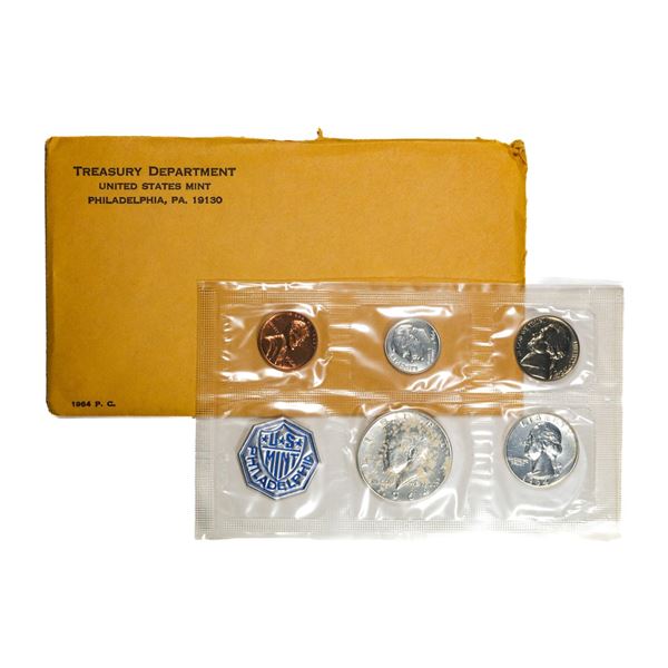 1964 (5) Coin Proof Set in Envelope