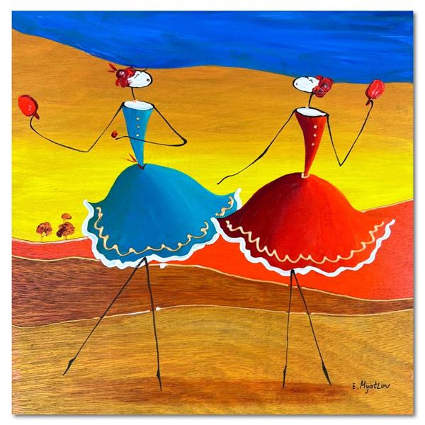 Ester Myatlov Original Oil on Board