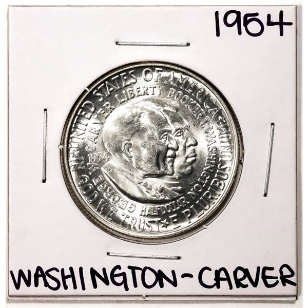 1954 Washington-Carver Commemorative Half Dollar Coin