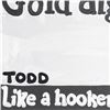 Image 2 : Todd Goldman "Gold Digger" Original Acrylic on Canvas