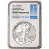 Image 1 : 2021-W T-2 $1 Proof American Silver Eagle Coin NGC PF70 Ultra Cameo FDOI