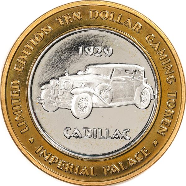 .999 Silver Imperial Palace Hotel & Casino Las Vegas $10 Limited Edition Gaming Token