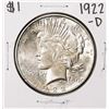 1922-D $1 Peace Silver Dollar Coin