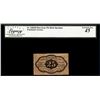 Specimen 1st Issue 25 Cents Fractional Currency Note Fr.1282SP Legacy Extremely Fine 45