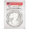 2020-W $1 Proof American Silver Eagle Coin PCGS PR70DCAM FDOI Jim Peed Signed