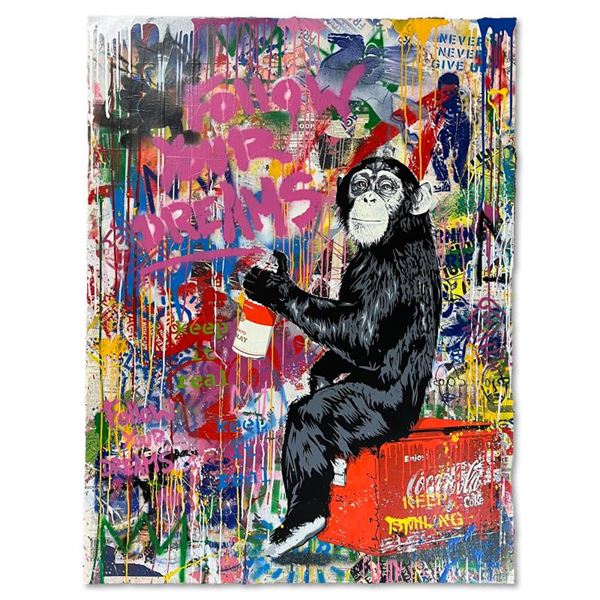 Mr. Brainwash  Everyday Life  Original Mixed Media on Paper