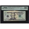 Image 1 : 2009 $20 Federal Reserve Cutting Error Note Fr.2095-E PMG About Uncirculated 50EPQ