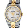 Image 1 : Rolex Men's Two Tone Cream Jubilee Datejust Wristwatch