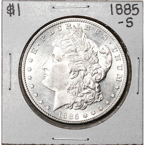 1885-S $1 Morgan Silver Dollar Coin